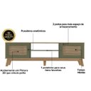 Ver imagem 4 de Rack para TV até 75 Polegadas Charlotte 2 Portas - Artely Móveis