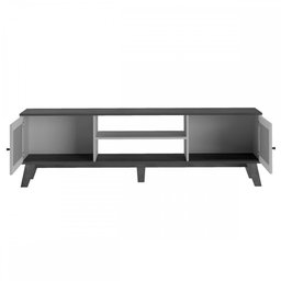 Rack para TV Até 75 Polegadas Charlotte 2 Portas Carvalho/Menta - Artely Móveis - 3