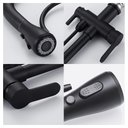 Ver imagem 3 de Torneira Monocomando 360 Preta Luxo Regulavel Filtro Cozinha Gourmet Quente Frio Cuba Mesa Bancada