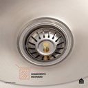 Ver imagem 4 de Cuba Para Cozinha Redonda Aço Inox 201 Tamoios 40 cm Pingoo.casa - Prata