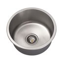 Ver imagem 1 de Cuba Para Cozinha Redonda Aço Inox 201 Tamoios 40 cm Pingoo.casa - Prata