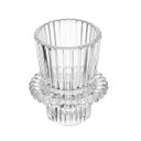 Ver imagem 2 de Candelabro Castiçal Porta Velas de Vidro 6x7cm Cj C/2 61933