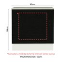 Ver imagem 2 de Balcão para Forno de Embutir 80 X 60 Cm com Tampo Branco/preto Agata, Glamy Madesa