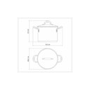 Ver imagem 2 de Espagueteira Solar Silicone em Aço Inox com Fundo Triplo com Tampa de Vidro 24 Cm 7,8 L