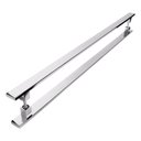 Ver imagem 3 de Puxador para Porta Pivotante Vidro Inox 60cm Fs.master