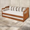 Ver imagem 2 de Sofá Cama com Cama Auxiliar em Madeira Zurique Atraente Móveis