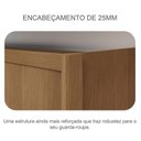 Ver imagem 7 de Guarda Roupa Casal Sonetto com Espelho e Cômoda Seul Cumaru 23 - Novo Horizonte
