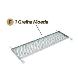 Churrasqueira Espetinho Giratório Inox a Carvão Balcão c/ 1 Grill Giratório p/ 25 espetinhos PoliGri - 4