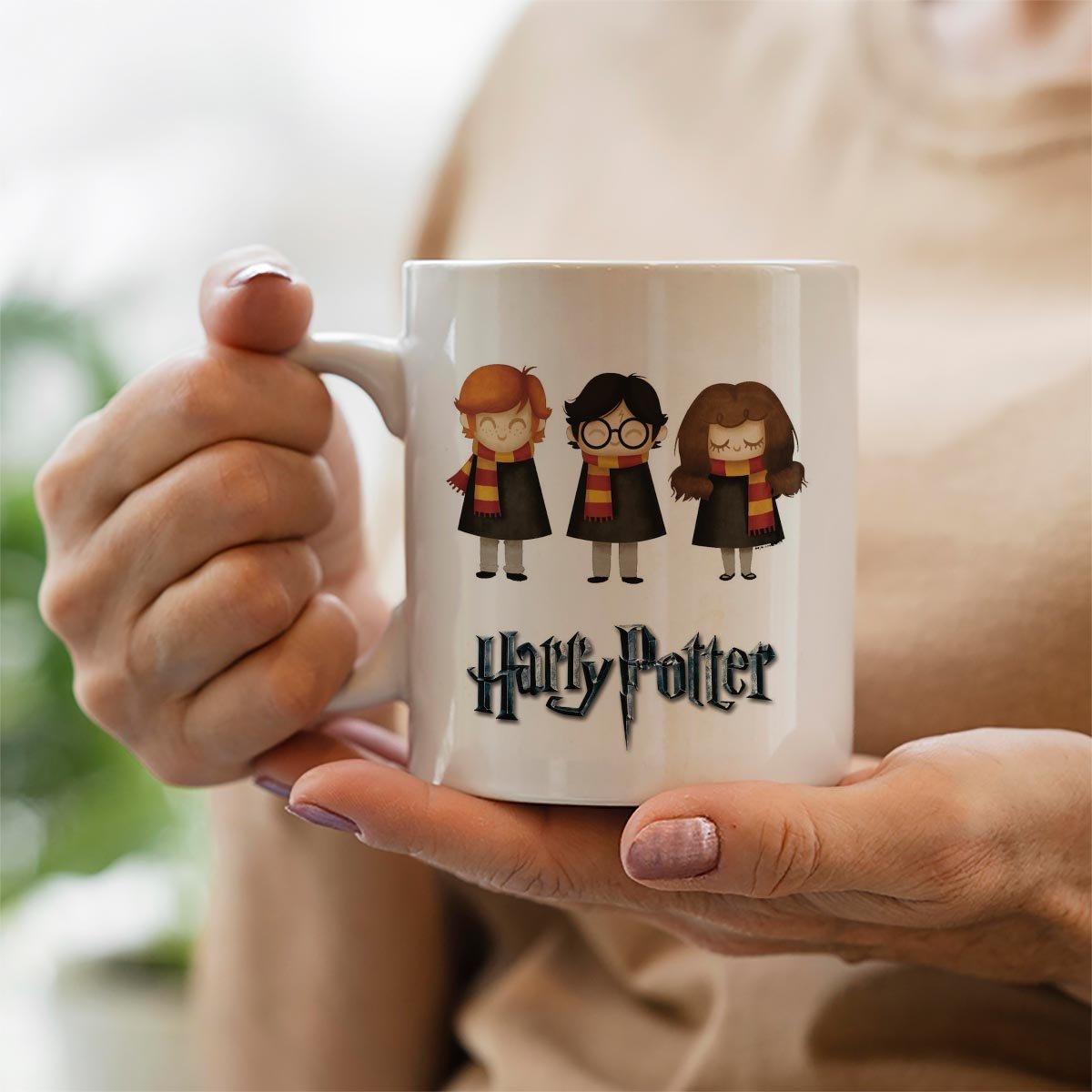 Caneca Harry Potter aquarela amigos - 2