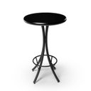 Ver imagem 4 de Cj Mesa Madeira 60cm - Bistrô Fixa 98cm + 2 Banquetas 73 - Preta - Liso