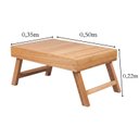 Ver imagem 4 de Mesa de Café da Manhã Dobrável Madeira Maciça Bandeja para Cama Rbm