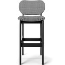 Ver imagem 6 de Kit 6 Banquetas Alta Bar Cozinha Sala Jantar Fixa Betta L02 Preto Suede Pied Poule - Lyam Decor