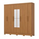 Ver imagem 4 de Guarda Roupa Roupeiro Casal Prime B51 Briz 8 Portas 4 Gavetas com Espelho Cinamomo Henn