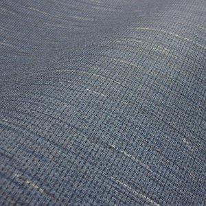 Papel de Parede Linho Azul Vinilico Lavável+ Cola para Aplicação 3011