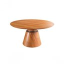 Ver imagem 1 de Mesa de Jantar Redonda Laminada 1,35m - Piemonte - Requinte Salas