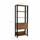 Ver imagem 3 de Estante Argo com 1 Porta e 5 Prateleiras Babus