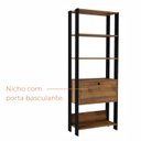 Ver imagem 4 de Estante Argo com 1 Porta e 5 Prateleiras Babus