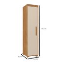 Ver imagem 3 de Multiuso Malta 1 Porta Fenix 100% Mdf Cinamomo Off White