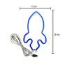 Luminária Parede Foguete Neon Led Decoração 3D Gold Print 110V-220V - 3