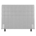 Ver imagem 1 de Cabeceira Cama Box Casal Queen Size Dahlia 160cm com Frame Sintético Branco - Abmaza