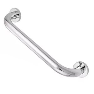 Alça Apoio Barra Inox 30cm Banheiro Deficiente Idoso Cadeirante Acessibilidade