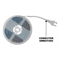 Fita de Led 10 Metros 120 Leds 220v Branco Quente 3000k Direto na Rede - 3