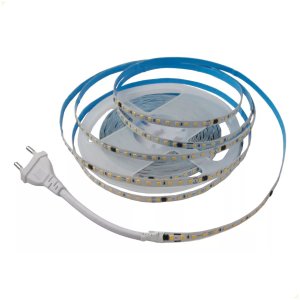 Fita de Led 10 Metros 120 Leds 220v Branco Quente 3000k Direto na Rede