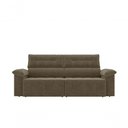 Ver imagem 3 de Sofá Santiago 2,20m Retrátil/reclinável Suede Capuccino - Xflex Sofás