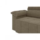 Ver imagem 6 de Sofá Santiago 2,20m Retrátil/reclinável Suede Capuccino - Xflex Sofás