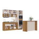 Ver imagem 4 de Cozinha Modulada 9 Portas 3 Gavetas Torre Quente e Bancada Organic