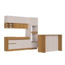 Ver imagem 2 de Cozinha Modulada 9 Portas 3 Gavetas Torre Quente e Bancada Organic