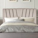 Ver imagem 2 de Cabeceira Estofada Cama Box Casal Bélgica 140cm Courino:bege