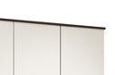 Ver imagem 2 de Armário Aéreo Wiki 120 3 Portas 3 Gavetas Amendoa Rústico/off White Cristal - Fdecor