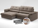 Ver imagem 6 de Sofá com Carregador Usb Retrátil Reclinável Monaco 2,90m Velosuede Capuccino - Netsofas