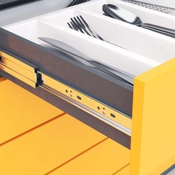 04 Pares Corrediça Gaveta Trilho Telescópico 35 cm para 35kg - Openfield                                                                        - 6