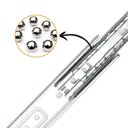 Ver imagem 2 de 04 Pares Corrediça Gaveta Trilho Telescópico 35 cm para 35kg - Openfield                                                                       