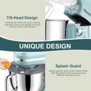 Ver imagem 4 de Howork Stand Mixer 10 Velocidades, 6.5qt, 660w, Azul Celeste