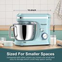 Ver imagem 5 de Howork Stand Mixer 10 Velocidades, 6.5qt, 660w, Azul Celeste