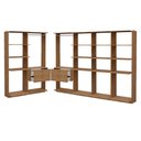 Ver imagem 3 de Guarda-Roupas Closet Modulado Alasca One 360cm 6 Peças com 4 Gavetas e Cabideiros Freijó Carraro