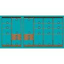 Ver imagem 6 de Guarda-Roupas Closet Modulado Alasca One 360cm 6 Peças com 4 Gavetas e Cabideiros Freijó Carraro