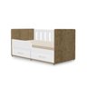 Berço 3 em 1 Amendoa e Branco - 5
