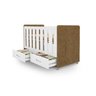 Berço 3 em 1 Amendoa e Branco - 3