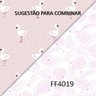 Papel de Parede Folhagem Costela de Adão Lilás Lavanda Infantil Menina - Coleção Fofura Baby 4029 - 4