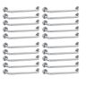 Alça Apoio 60cm Barra Inox Kit 20 Unidades Suporte Banheiro Idoso Gestante Criança Acessibilidade - 1