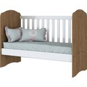 Ver imagem 2 de Berço Mini Cama Bala de Menta Rústico/branco - Henn