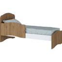 Ver imagem 3 de Berço Mini Cama Bala de Menta Rústico/branco - Henn