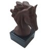 Estatueta Cabeça Cavalo Marrom Utilidade Criativa Cabeça de Cavalo - 2