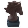 Estatueta Cabeça Cavalo Marrom Utilidade Criativa Cabeça de Cavalo - 1