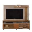 Ver imagem 1 de Conjunto para Sala Rack + Painel Valquíria Tv 65 Polegadas com Rodízios Fendi/ Naturale