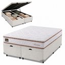Ver imagem 2 de Cama Box Baú Queen Molas Ensacadas Bourbon 158x198x61cm Hellen - Suporta até 110 kg por Pessoa